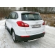 Защита заднего бампера 60 мм ТСС для Chery Tiggo 5 2014-2021